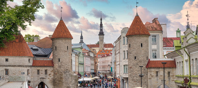 Medieval old town, Tallinn, Estonia, Europe