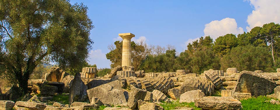 UNESCO ruins, Olympia, Greece, Europe