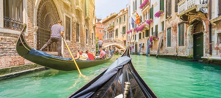 Small Ship Ocean Cruise from Venice to Rome - Venice Canals
